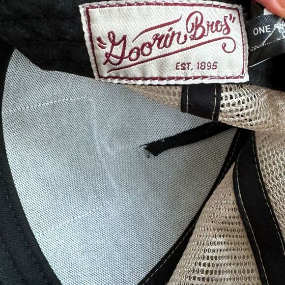 Goorin Bros Rooster Trucker Snapback Hat - Black - Picture 6 of 6